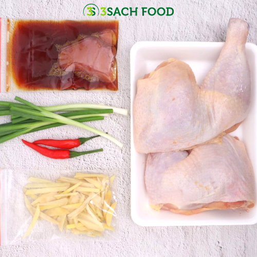 Đùi Góc Tư Gà Kho Gừng