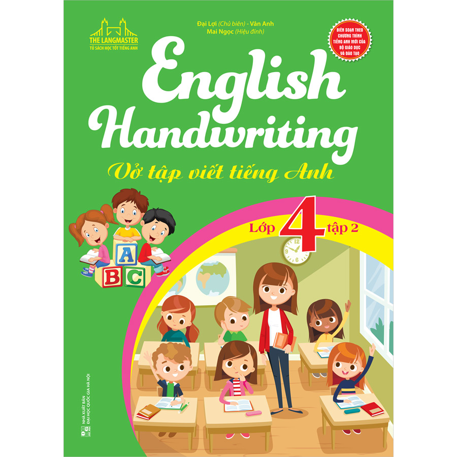 English Handwriting - Vở Tập Viết Tiếng Anh Lớp 4 - Tập 2
