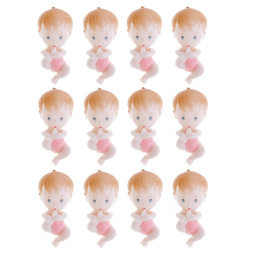 12 Pieces Cute Baby Foot Boys Girls Party Favor Christening Baby Shower