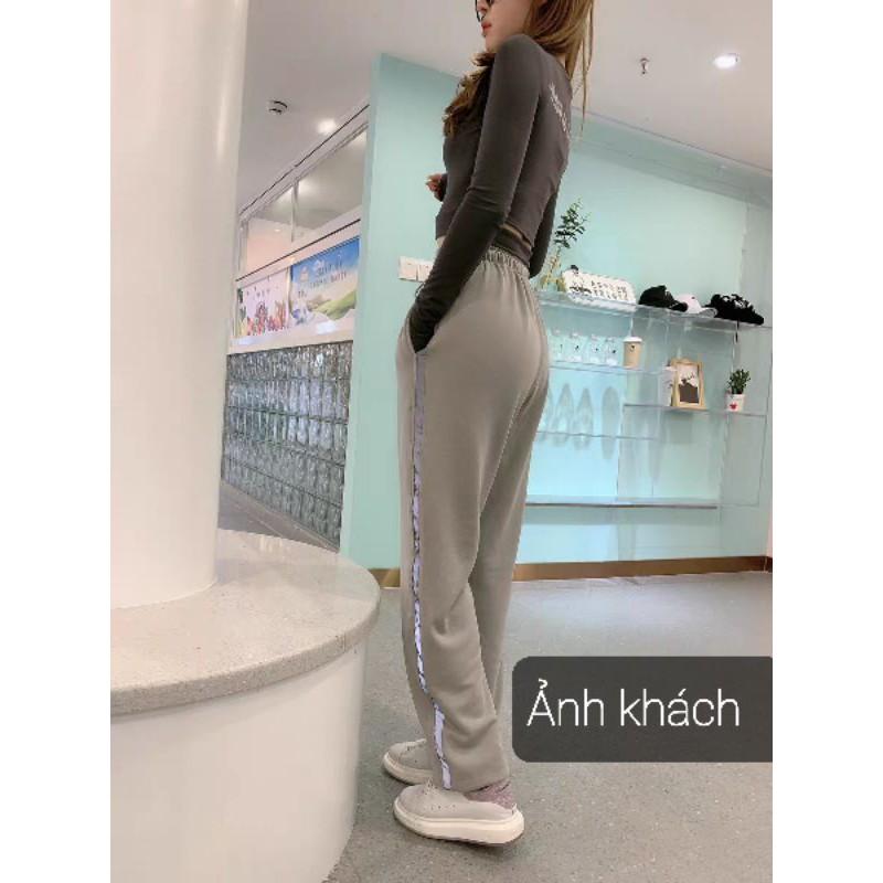 SET ÁO THUN TAY DÀI + QUẦN PHẢN QUANG