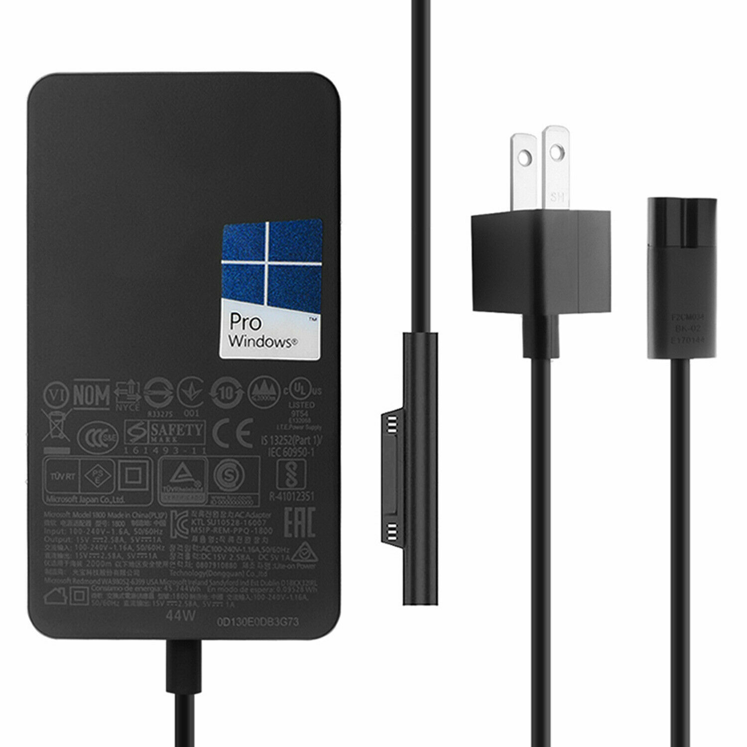 Sạc dành cho Microsoft Surface Pro 5 (15V-2.58A 44W) hàng nhập khẩu