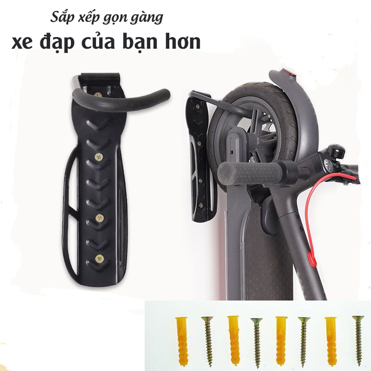 Móc Treo, Giá Đỡ Treo Xe Đạp Dựng Đứng Lên Tường, Vách Tường Siêu Chắc Xoay 180 Độ Cho Xe Đạp Đua, Xe Đạp Địa Hình Leo Núi Mai Lee