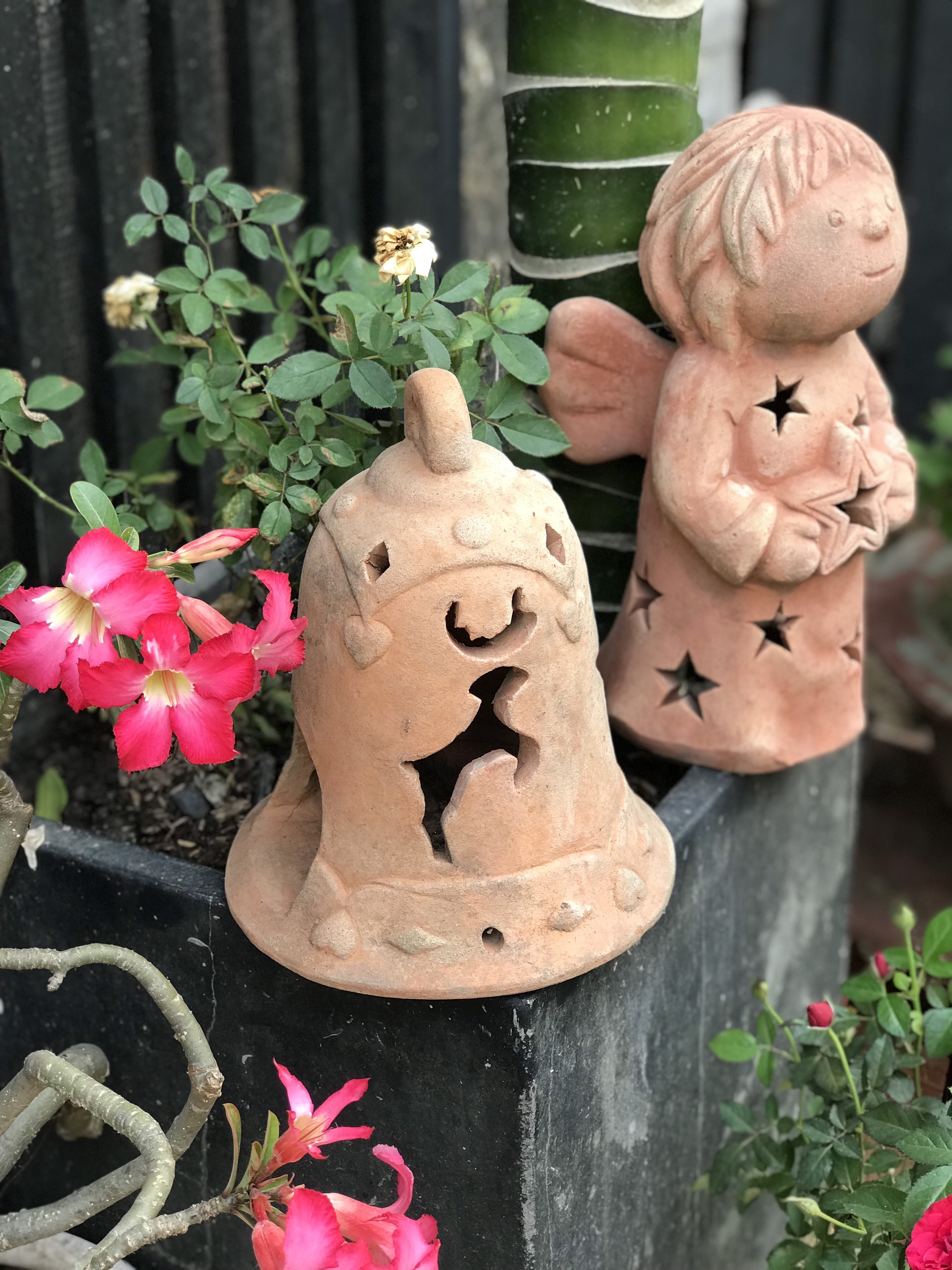 CHUÔNG GỐM ĐẤT NUNG TRANG TRÍ