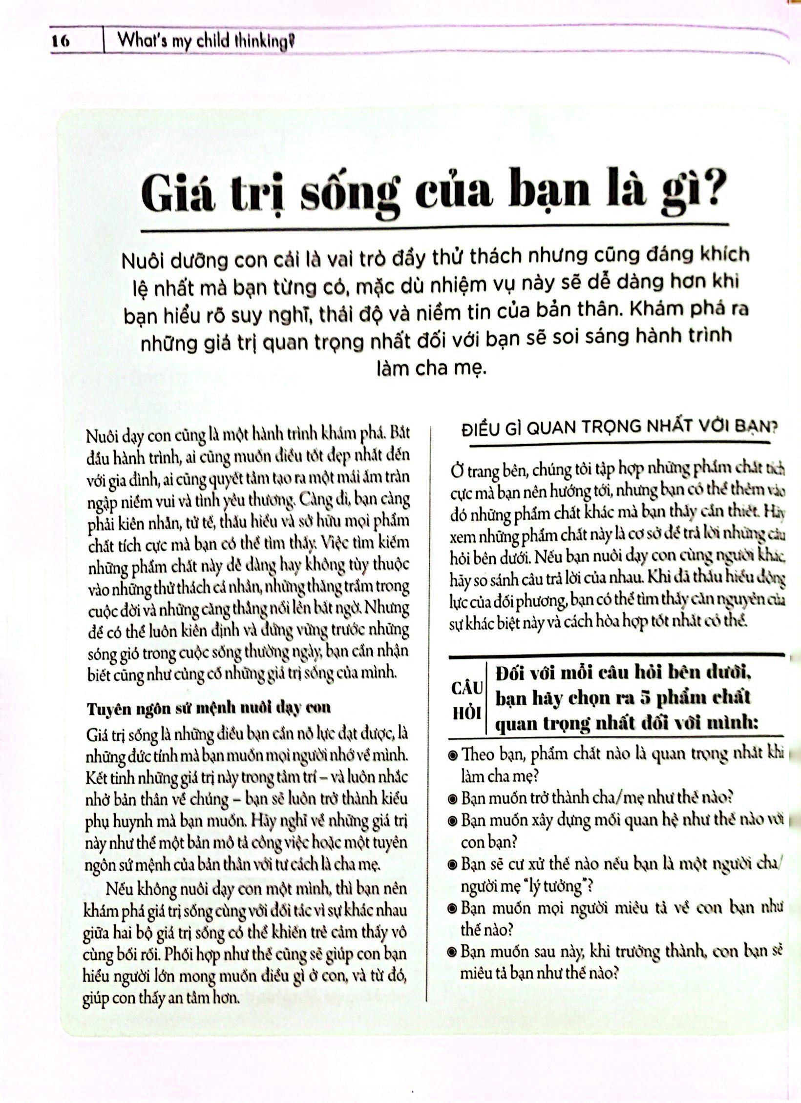 What's My Child Thinking? - Tâm Lý Học Trẻ Em Thực Hành Cho Cha Mẹ Hiện Đại - Tuổi Từ 2 đến 7