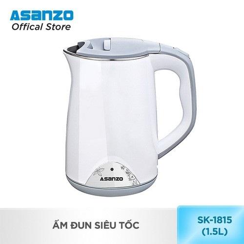 Ấm Đun Siêu Tốc Asanzo SK-1815 (1.5 lít) - Hàng Chính Hãng