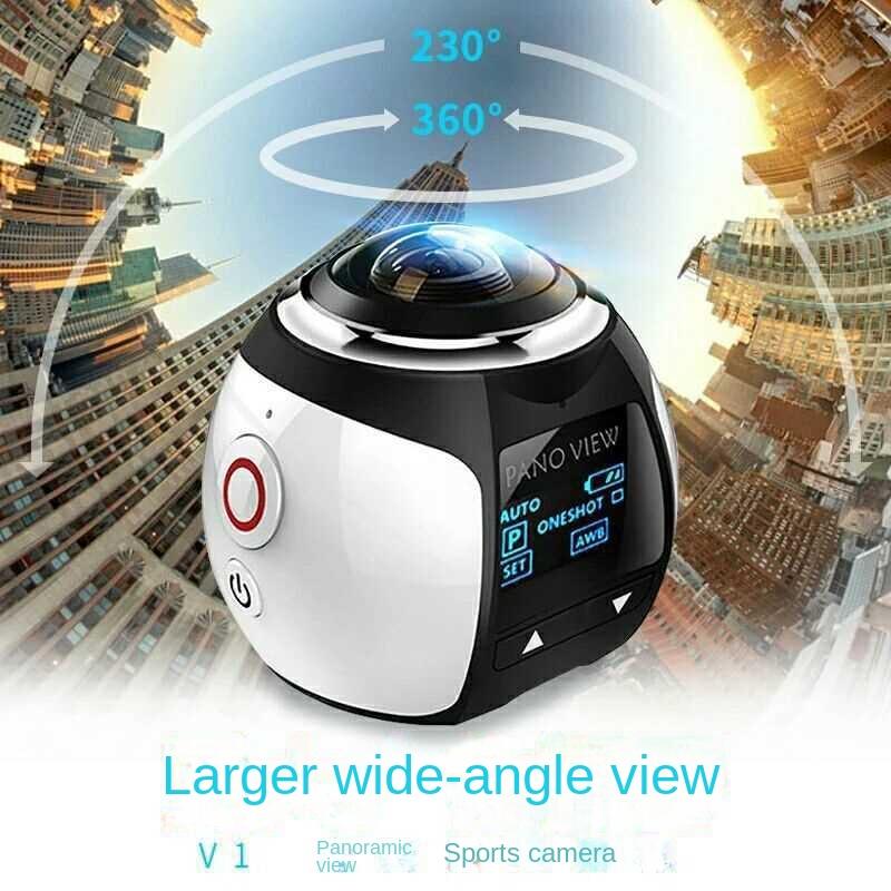 V1 Camera Toàn Cảnh 360 Độ HD 4K Lặn Thể Thao Chống Nước DV WIFI Camera Mini VR Camera Thực Tế Ảo