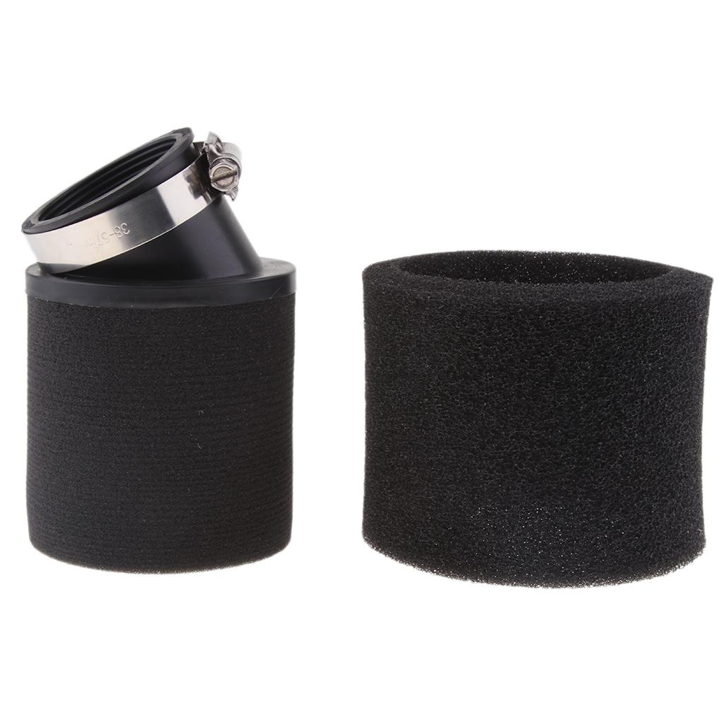 48mm Straight Foam Air Filter Pod for 150cc PIT Quad Dirt Bike ATV Buggy