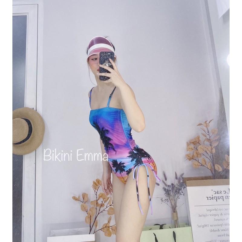 Bikini liền hình cây dừa mặc 2 kiểu (hình thật shop chụp)