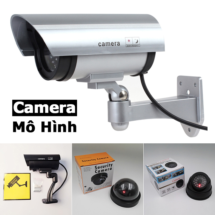 Camera mô hình chống trộm camere giả mô phỏng có đèn báo