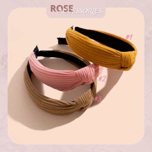 Băng đô nữ thời trang phong cách Ulzzang nhiều màu Rose.Accessories mã BĐ03