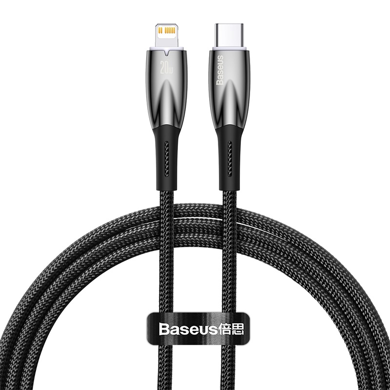 Cáp Sạc Baseus Glimmer Series Fast Charging Data Cable Type-C to iP 20W (Hàng chính hãng)