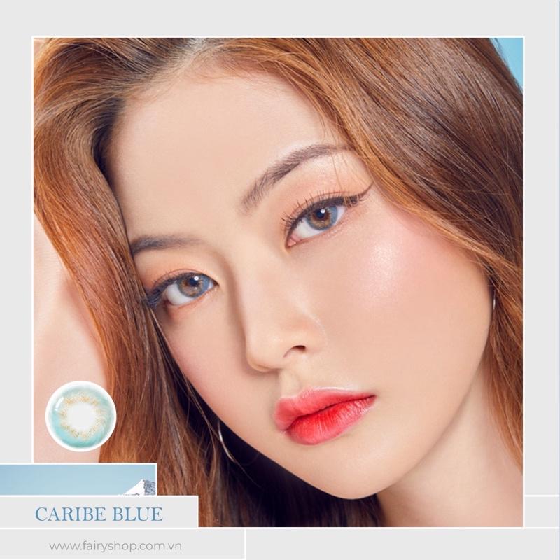 Kính Áp Tròng CARIBE BLUE - Kính Áp Tròng FAIRY SHOP CONTACT LENS - độ 0 đến 8