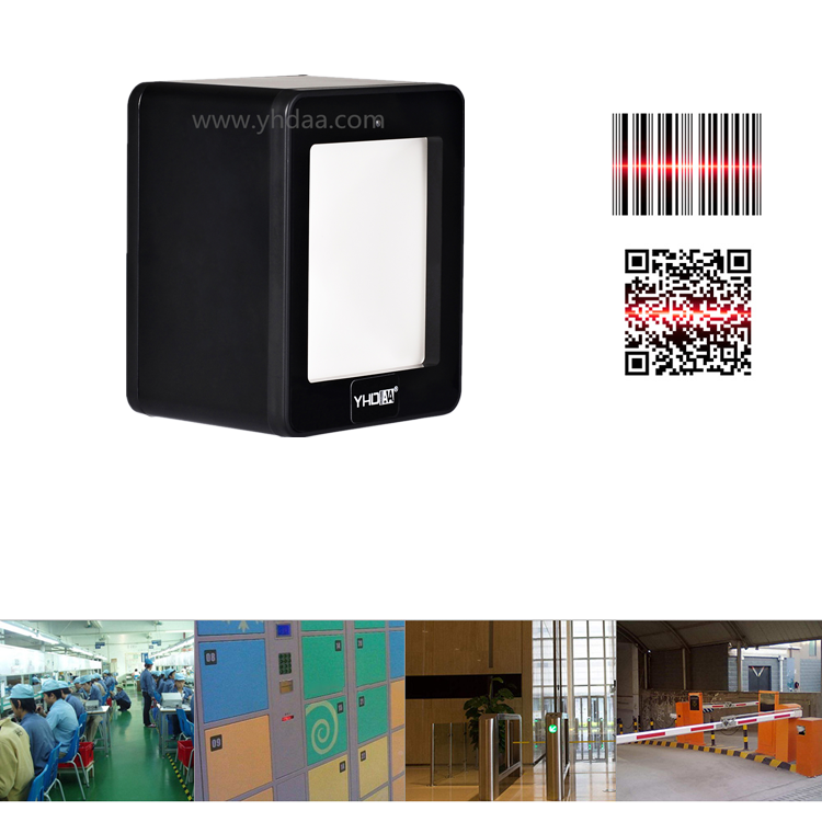 Máy quét mã vạch để bàn YHD 9800D 2D đọc mã vạch sản phẩm Barcode(1D) Qrcode(2D) dùng dây cắm trực tiếp Máy tính tiền, Laptop - Hàng Nhập Khẩu