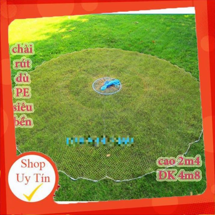 siêu rẻ- Chài Dù Đánh Cá Chài Rút Đĩa Bay UFO Sợi Dù Thái Lan Cao Cấp Đủ Size