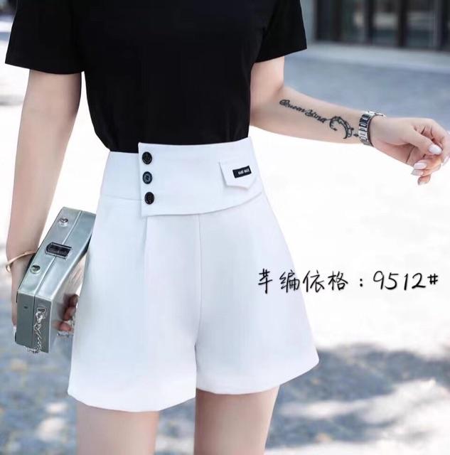 Quần Shorts cạp cao nắp túi_Mã 150