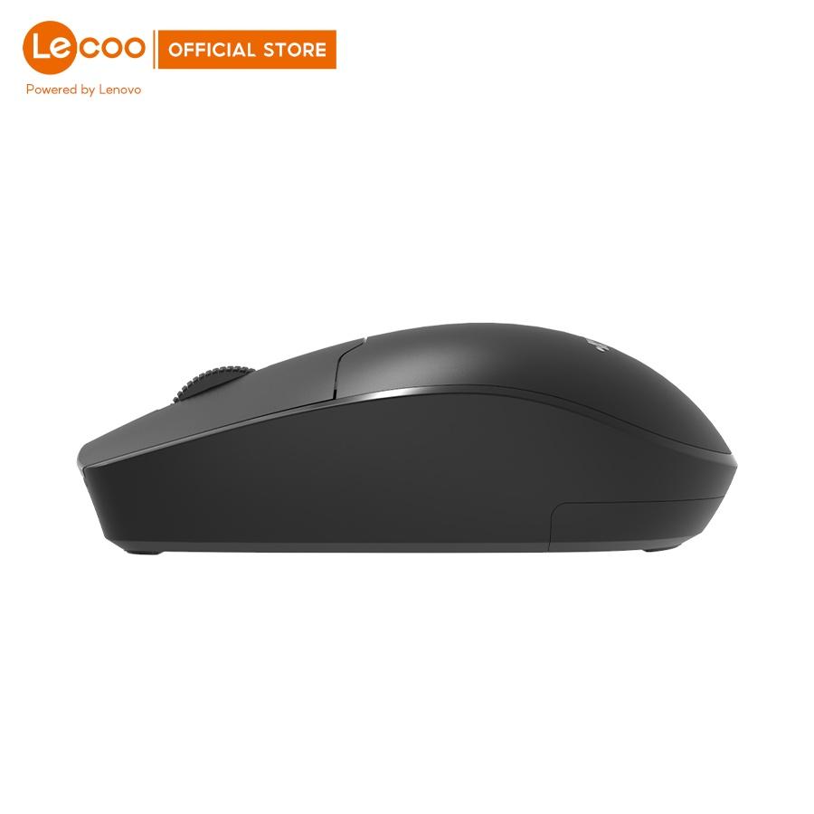 Chuột không dây Lecoo WS204 thiết kế công thái học dùng cho văn phòng chơi game chuyên nghiệp - BH 24 tháng, Hàng nhập khẩu