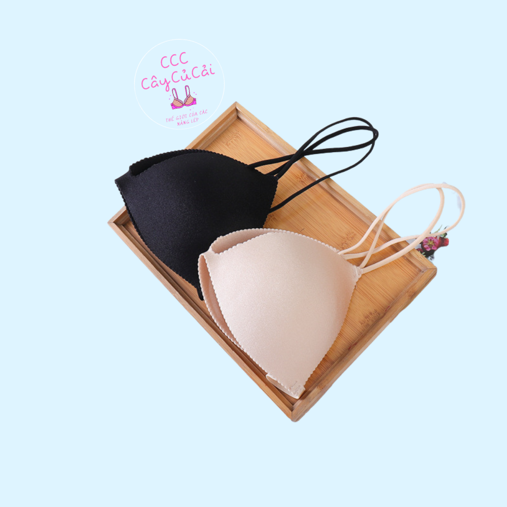 Áo bra nữ 2 dây, áo ngực su danh mảnh cài sau đệm mút mỏng CCC031