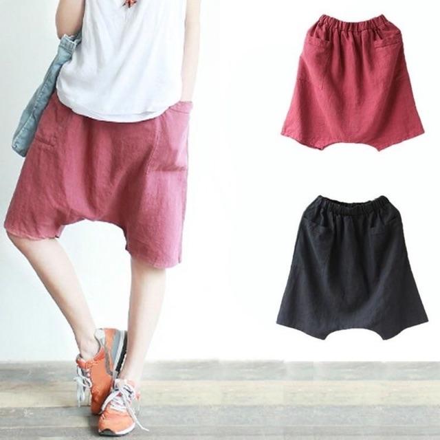 Quần ngố Linen