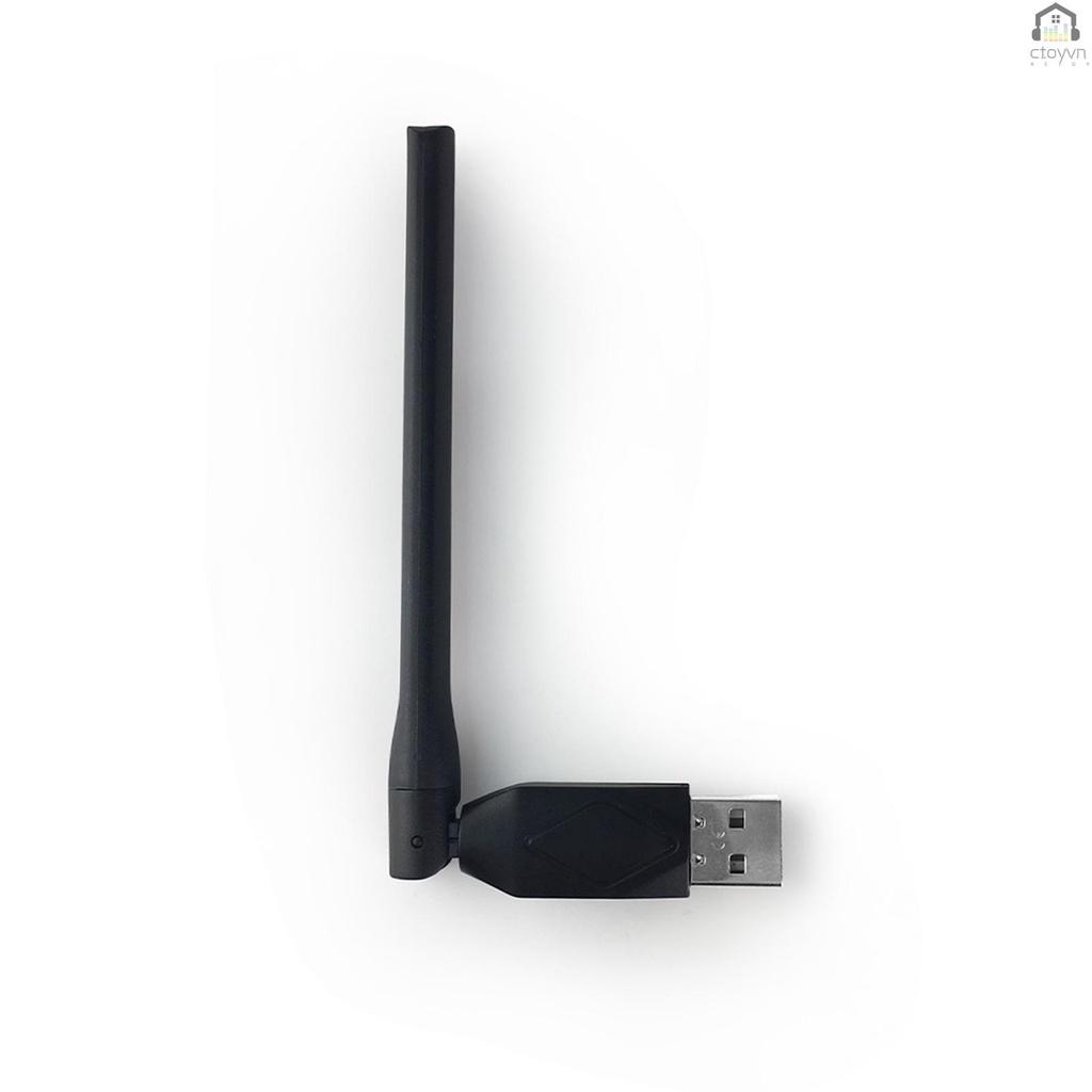 USB WiFi Dongle USB 2.0 150Mbps 802.11b/g/n kèm ăng ten cho DVB-S2 STB
