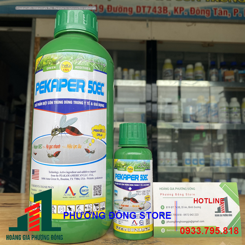 Thuốc diệt muỗi PEKAPER 50EC _chai 1 lít