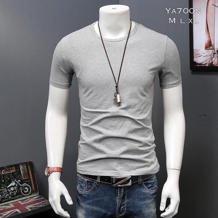 Áo Thun Nam Trơn Cổ Tròn Style
