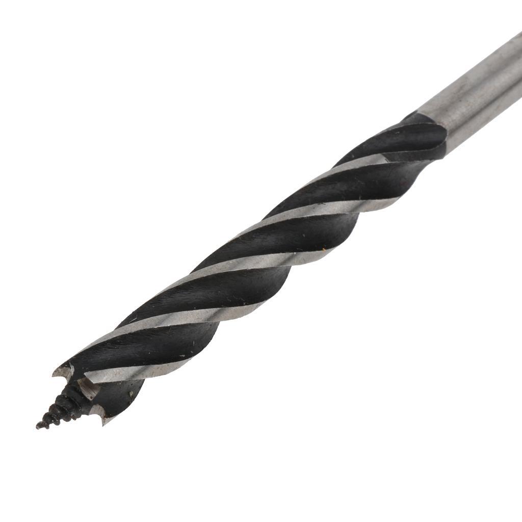 HSS 165mm Brad Point Drill Bit Shank Twist Woodworking Tool 10&amp;12mm