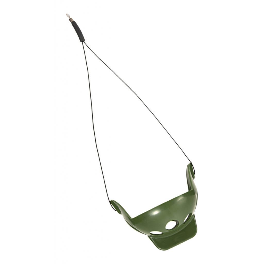 Plastic Carp Fishing Feeder Bait Cage Fishing Lure Holder Basket Trap Green