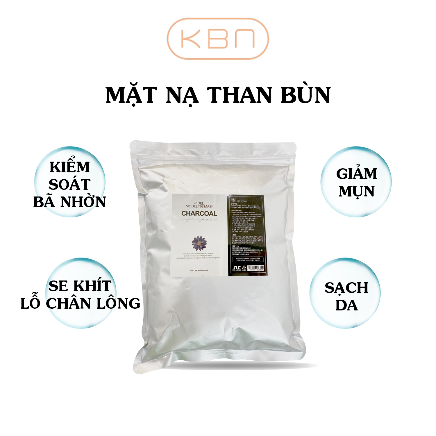 Mặt Nạ Than Bùn - Mặt Nạ Bột Dẻo Adel Mask Hàn Quốc (Hàng Chính Hãng)