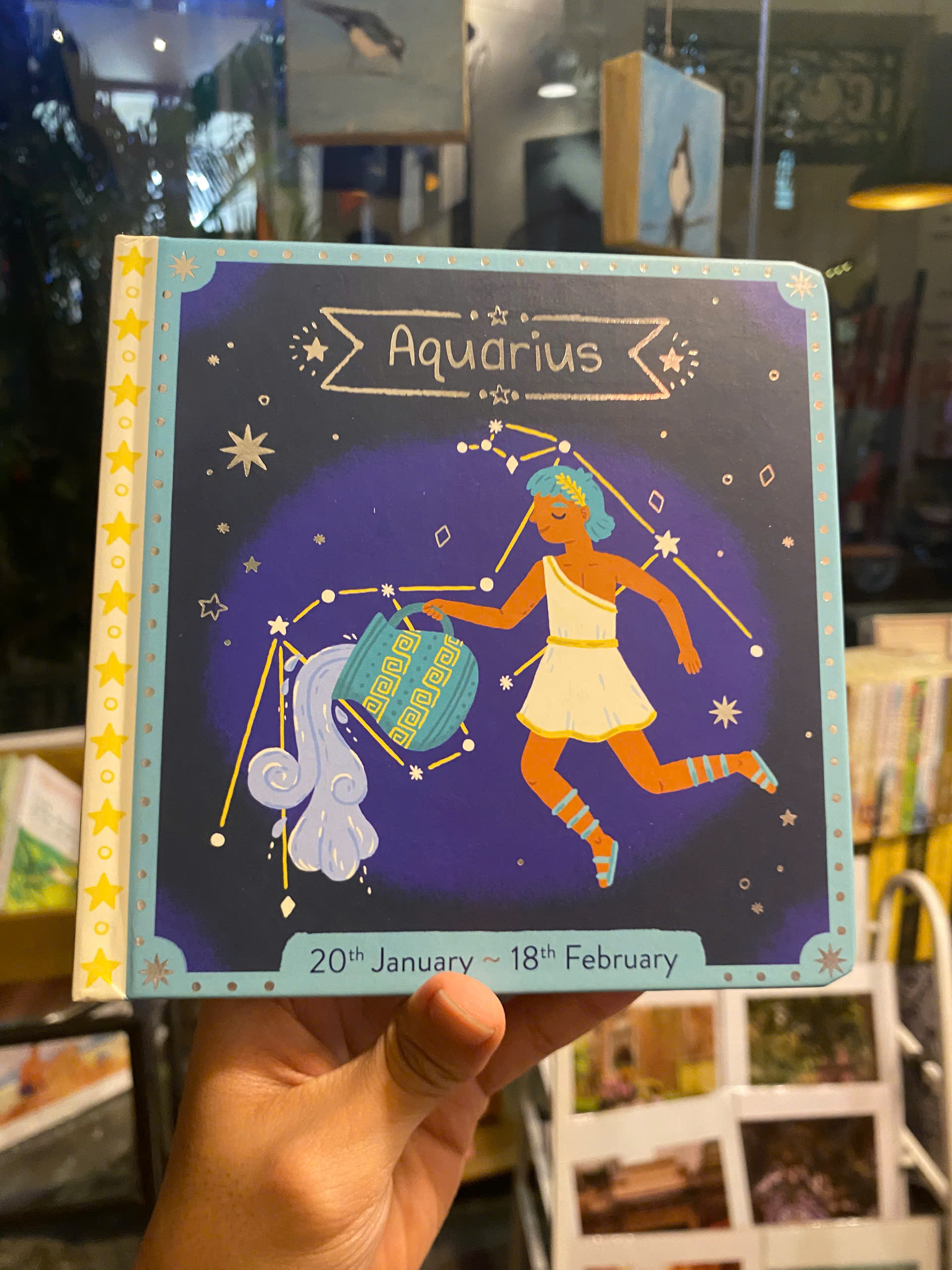 Sách - My Stars Series Aquarius by Campbell Books | Children's Astrology Picture Book