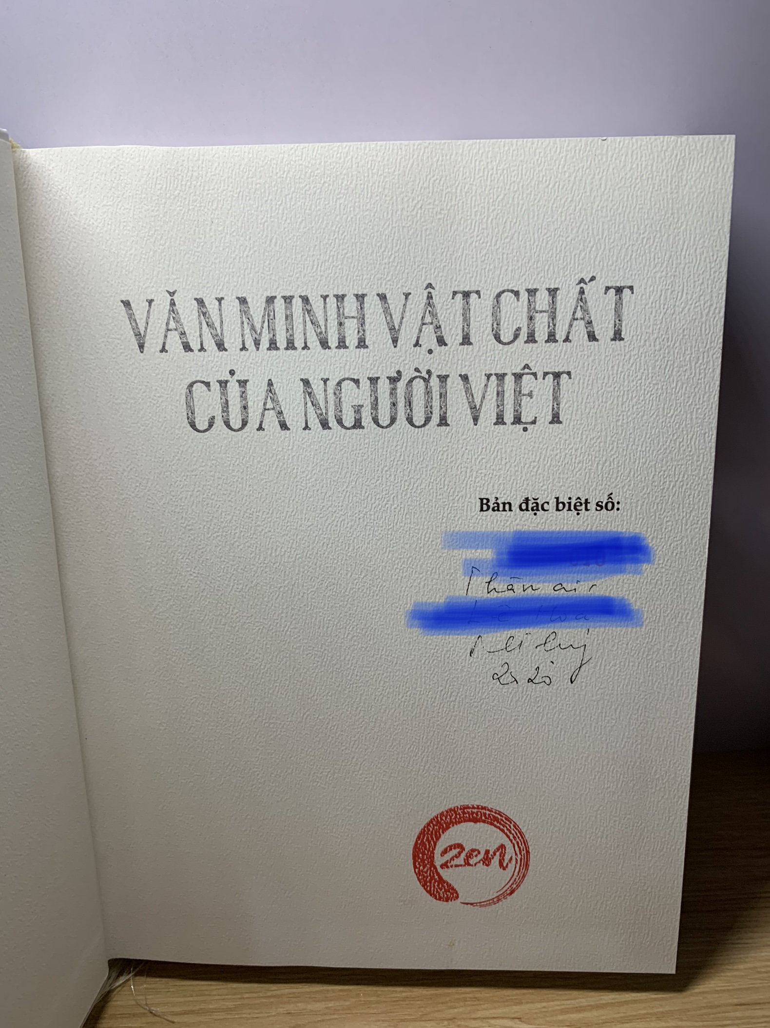 (Bản đặc biệt BÌA CỨNG có đánh số) Văn minh vật chất của người Việt