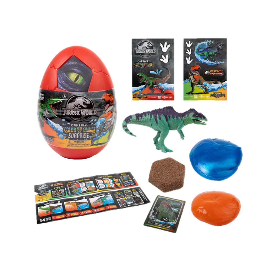 Trứng Khủng Long Huyền Bí Jurassic World Đổi Màu TOY MONSTER TM507 - Giao hàng ngẫu nhiên
