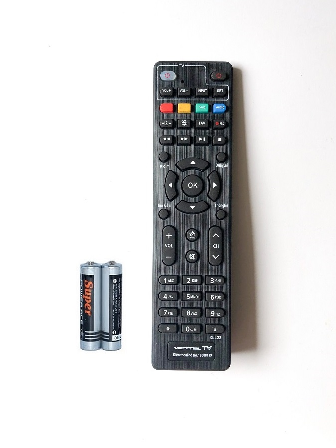 Remote Dành Cho Viettel TV Điều Khiển Đầu Thu, Hộp Truyền Hình Internet