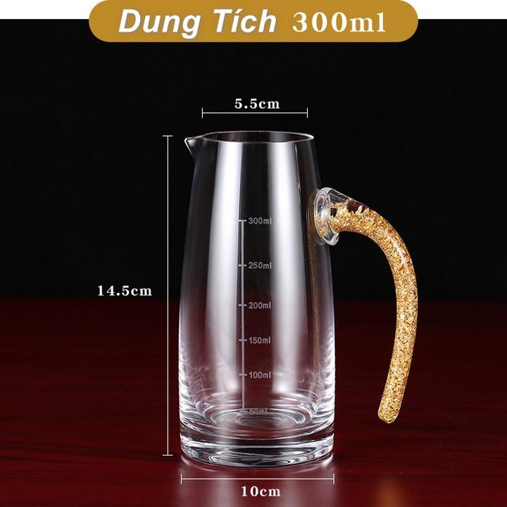 Bộ ly rượu Million Golden tuyệt tác Pha Lê 24K - Home and Garden