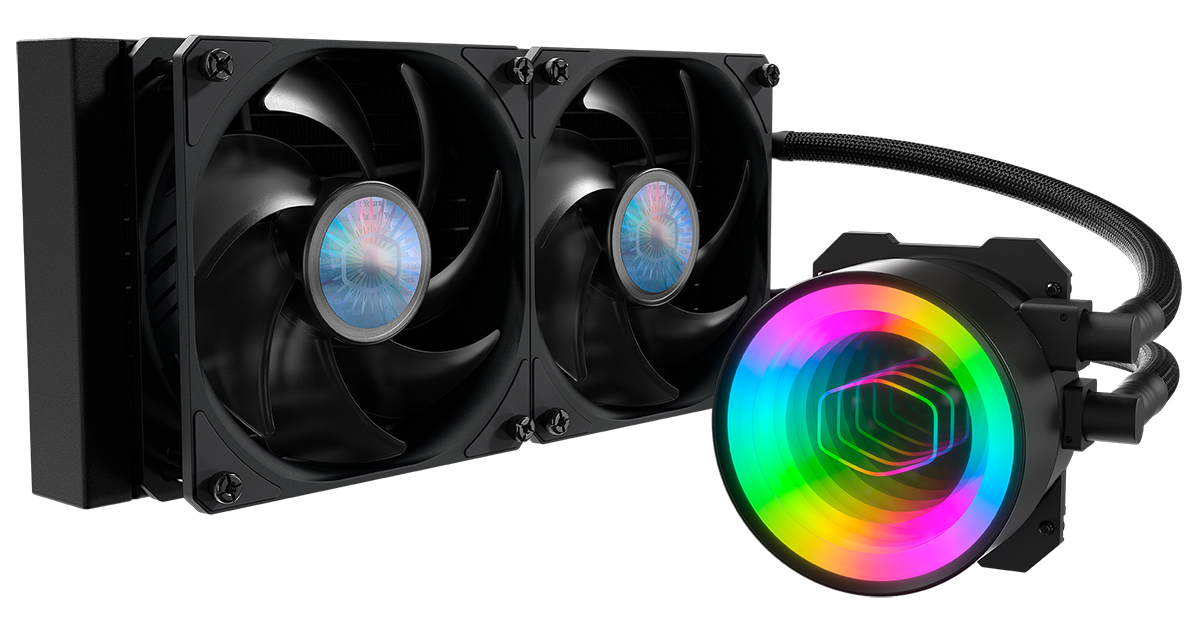 Tản nhiệt Cooler Master MasterLiQuid ML240 Mirror - Hàng chính hãng