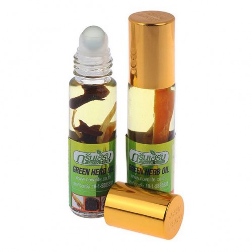 [Chai 8ml] Dầu lăn sâm thảo dược Green Herb Oil Thái Lan