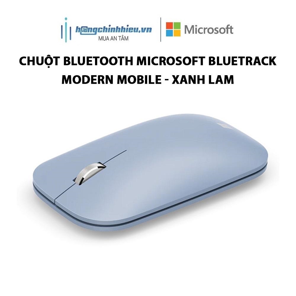 Chuột Bluetooth Microsoft BlueTrack Modern Mobile - Xanh lam Hàng chính hãng
