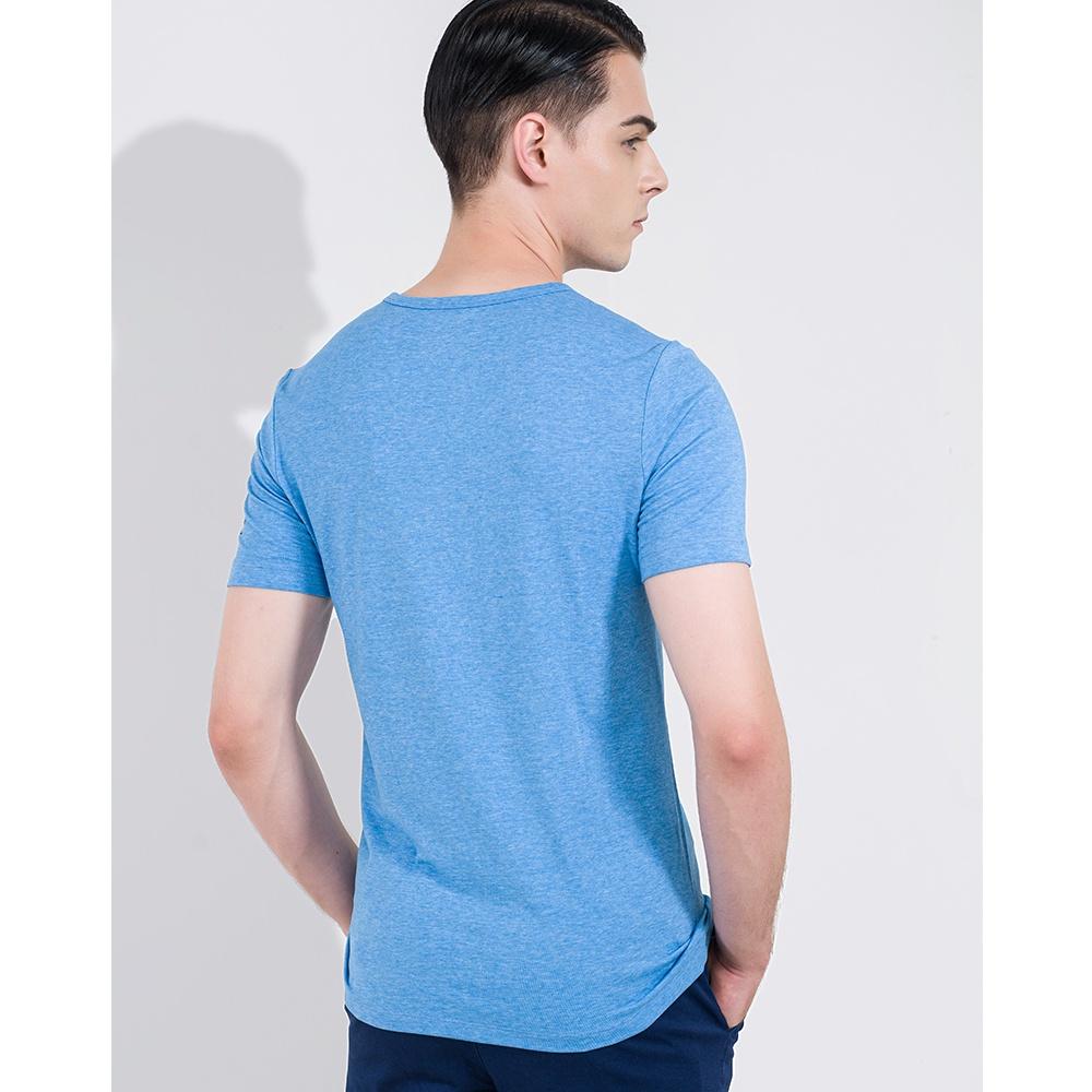 Áo Thun Nam Ngắn Tay Cổ Tim Chất Liệu Cotton Cao Cấp ,Trẻ Trung Thoáng Mát Chính Hãng Biman By BiLuxury 5APKH001XDU