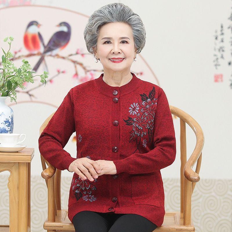 Áo len cho người già_ áo khoác len tặng bà tăngh mẹ