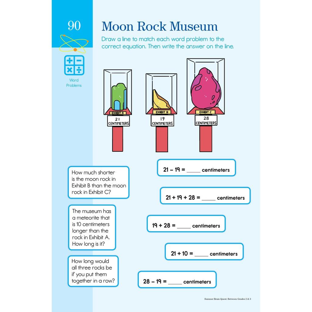 Sách summer brain quest grade 2 &amp; 3 ( 7 - 8 tuổi )