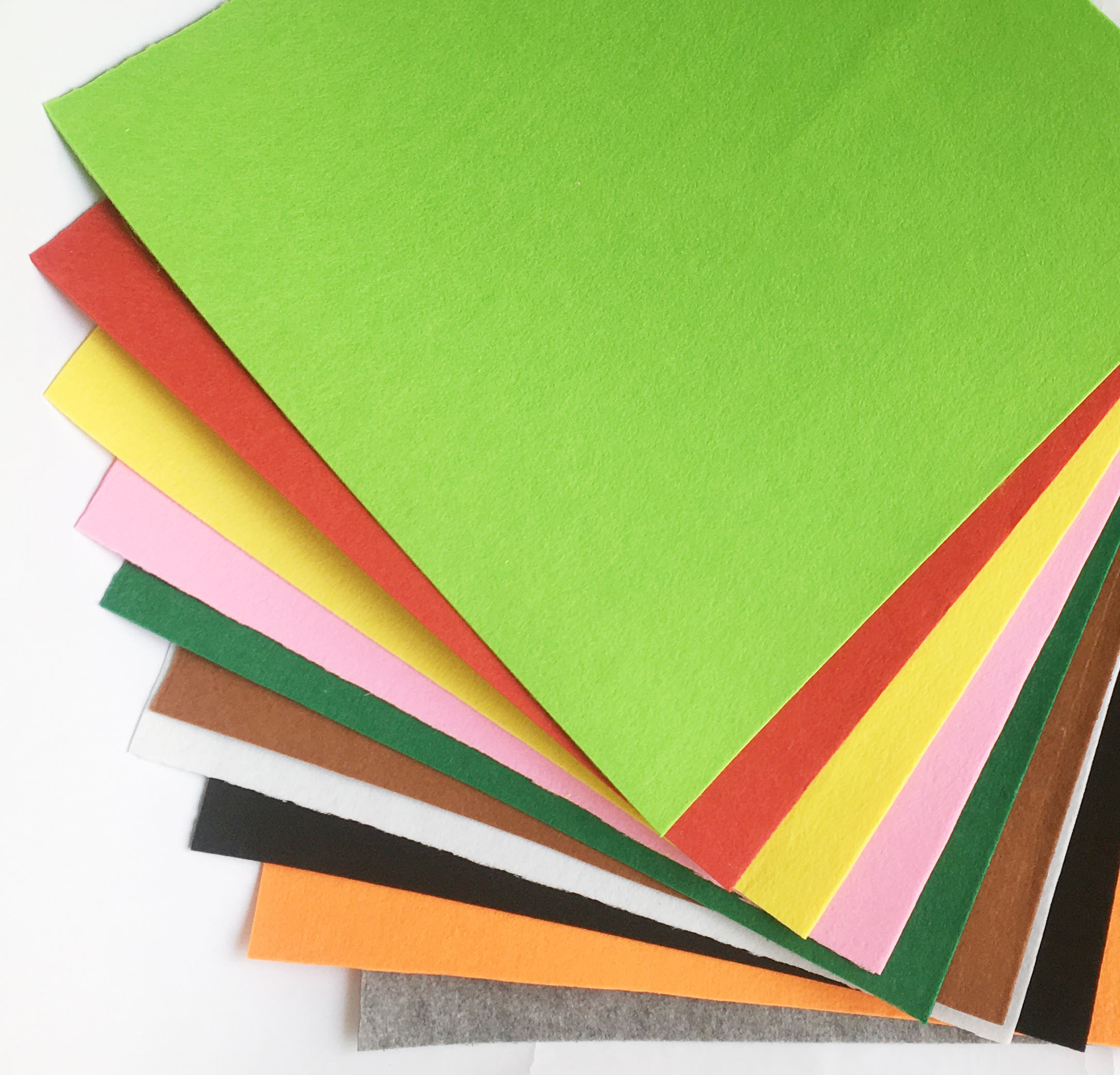 Vải nỉ dạ cứng loại dày 2mm đa năng nhiều màu KT 90x90cm làm túi ví, lót ly, trải sàn, handmade