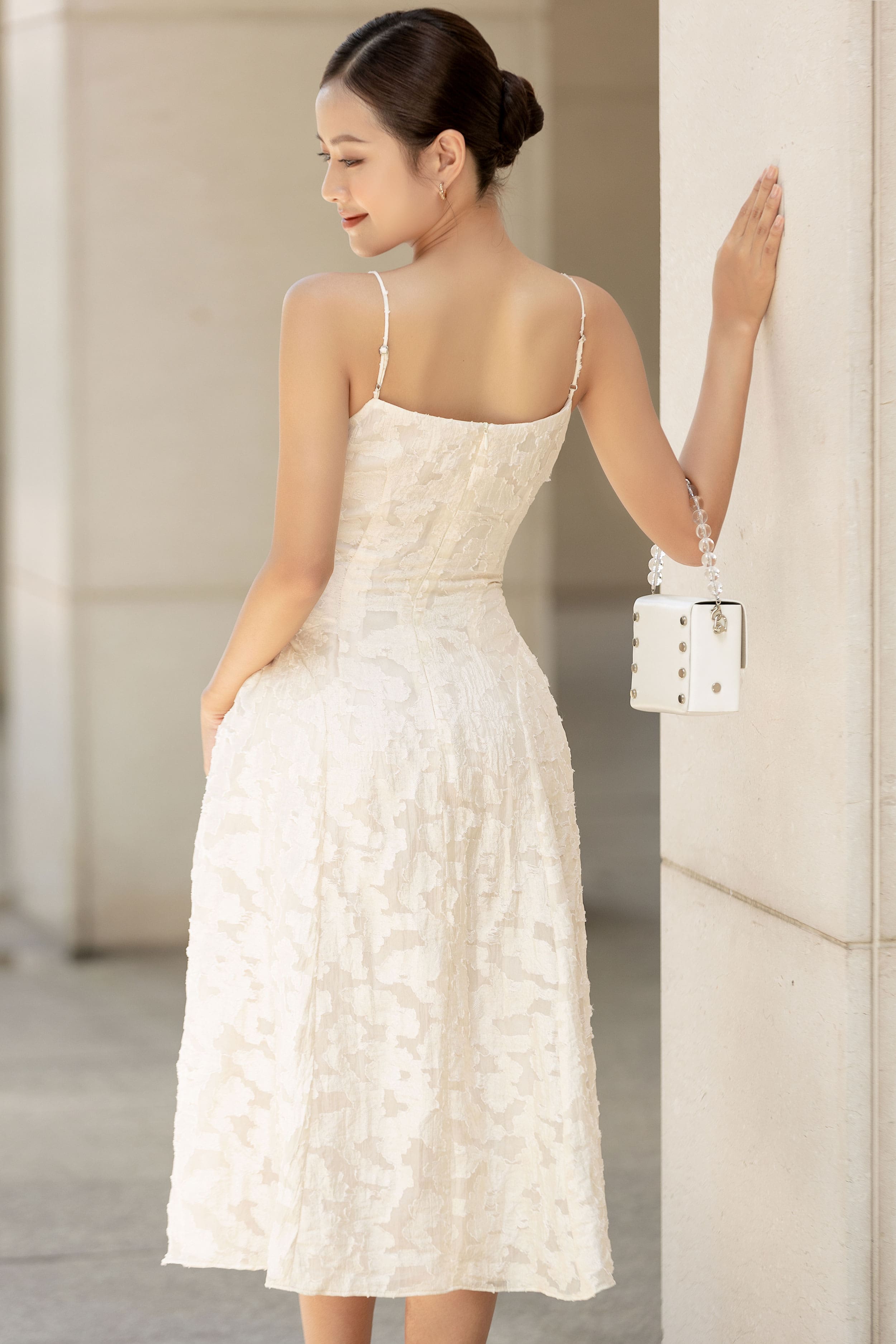OLV - Đầm Cream Rose Dress