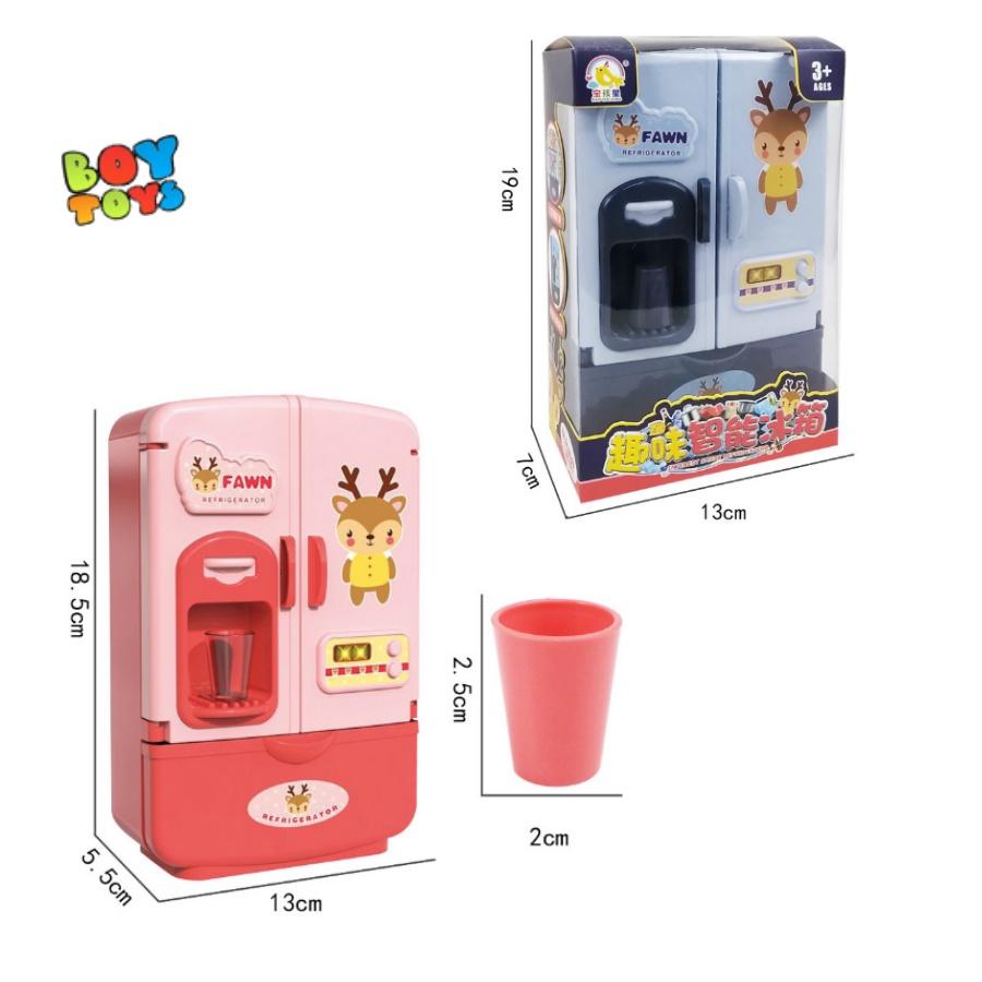 Bộ đồ chơi tủ lạnh mini, đồ chơi tủ lạnh cửa đôi độc đáo cho bé thỏa sức vui chơi