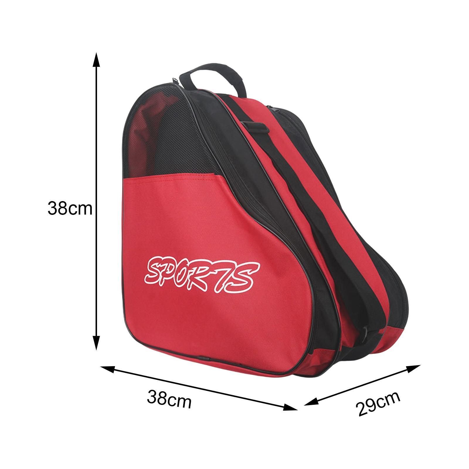 Skates Bag Breathable Case Backpack Ice Skating Bag Skates Storage Bag for Adult Sports Women