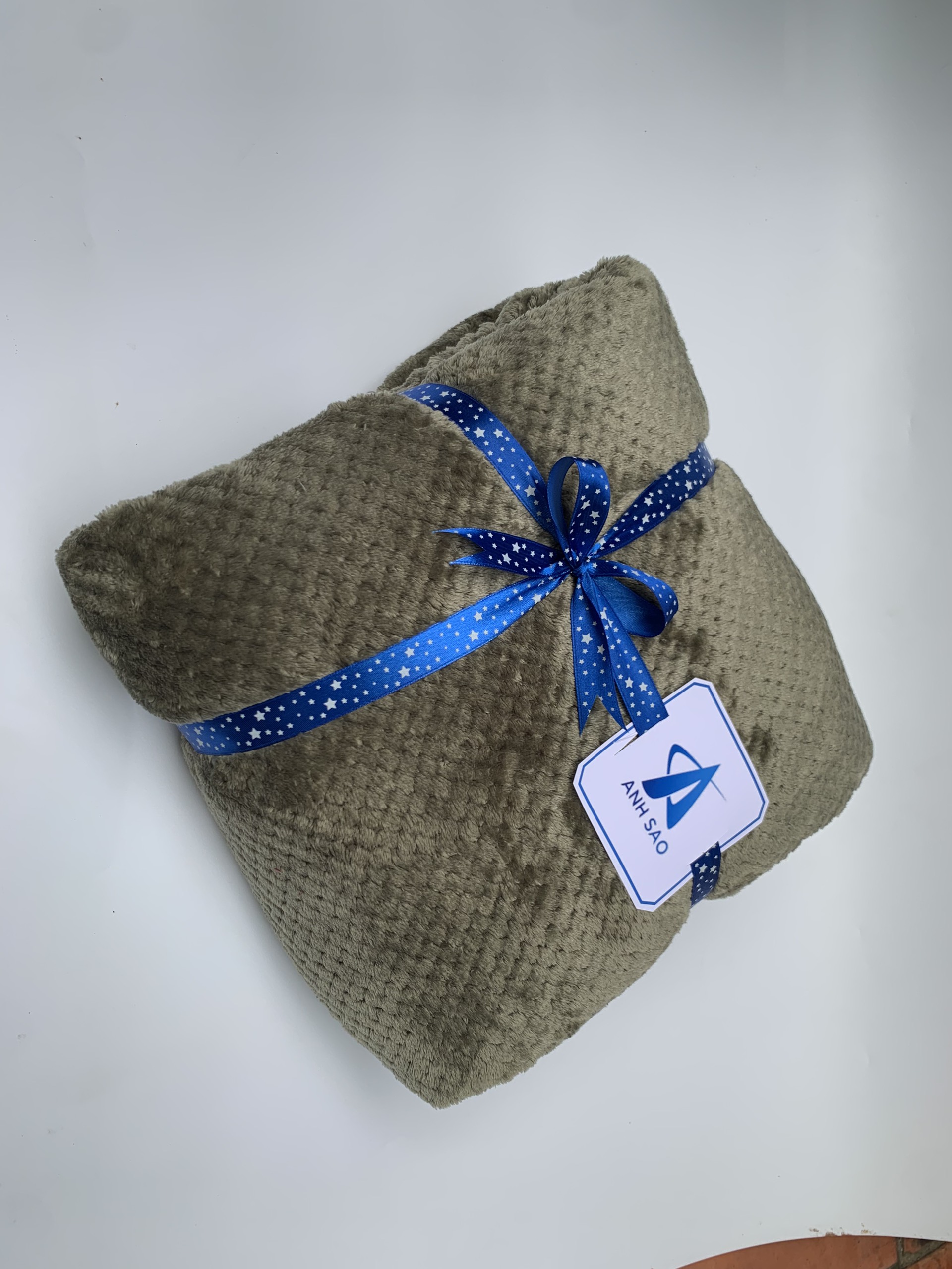 Mền lông cừu vân hạt bắp vải microfiber cao cấp A 1m6x2m - mềm mại, ấm áp, thấm hút tốt