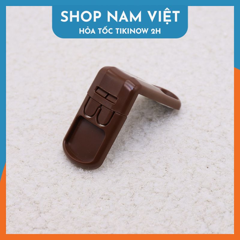 Set 2 Khóa Tủ Lạnh, Hộc Tủ 90 Độ Giữ An Toàn Cho Bé - Chính Hãng NAVIVU