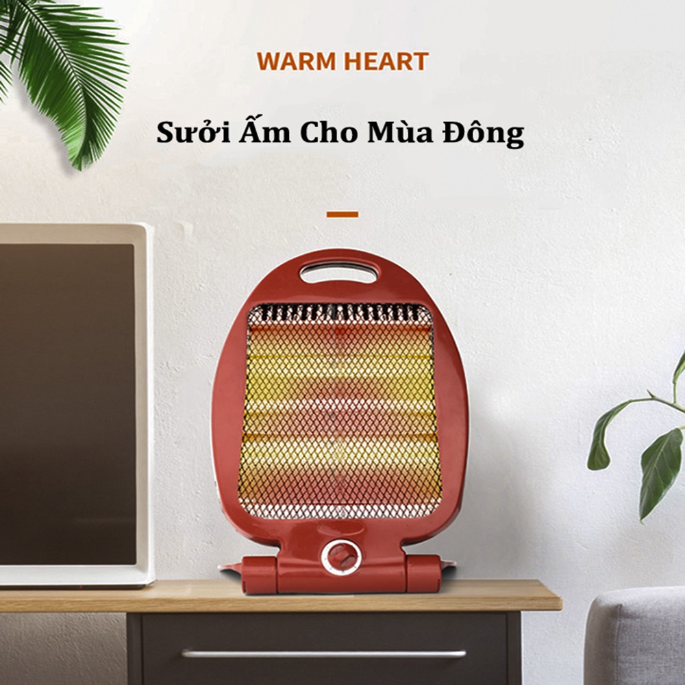 Đèn Sưởi 2 Bóng ABG Công Suất Lớn 800W , Quạt Sưởi Ấm Nhà, Diện Tích Làm Ấm Rộng 4-10m2, Hai Chế Độ Sưởi Tiết Kiệm Điện, Phòng Ngủ Thiết Kế Kiểu Dáng Đẹp Mắt –Hàng Chính Hãng Giao Màu Ngẫu Nhiên