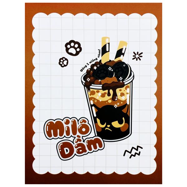 Tập Học Sinh Tea Bread 1 - 4 Ô Ly Vuông - 96 Trang 80gsm - The Sun - Milô Dầm