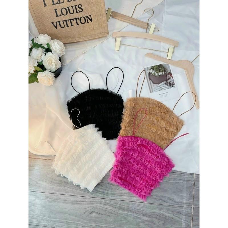 Áo 2 dây lưới siêu xinh - Carotshop