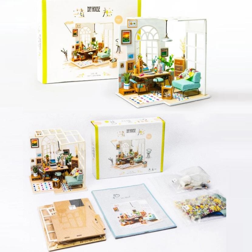 Mô hình 3D Gỗ-Soho Time DGM01