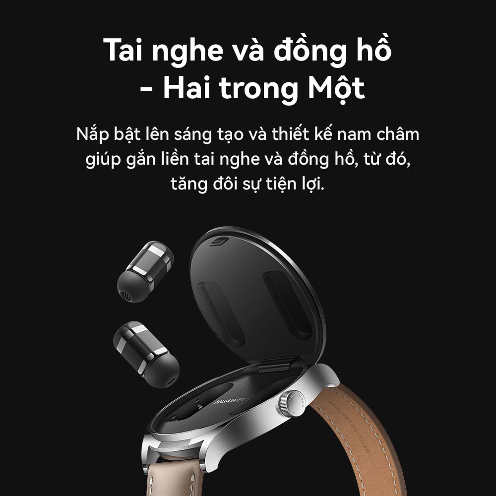 Đồng Hồ Thông Minh HUAWEI WATCH Buds |Tai Nghe và Đồng Hồ 2 trong 1 | Chống Ồn Cuộc Gọi AI | Theo Dõi Sức Khỏe Chuyên Nghiệp | Hàng Chính Hãng